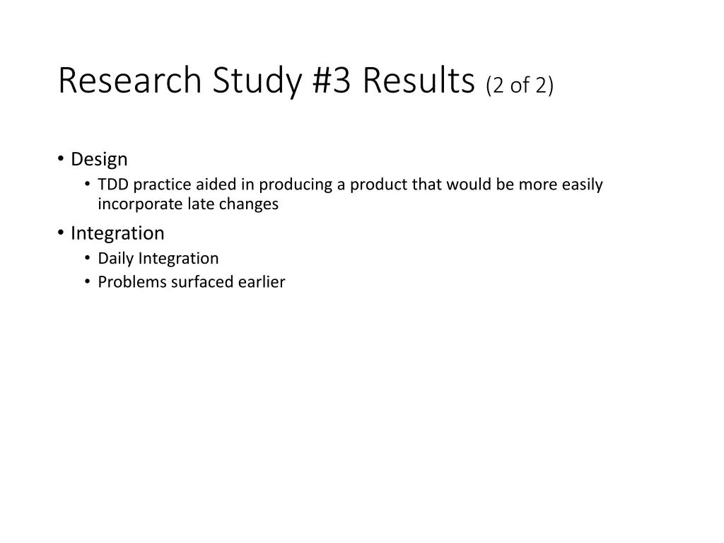 research study 3 results 2 of 2