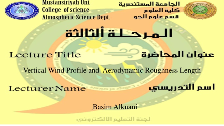 vertical wind profile and aerodynamic roughness