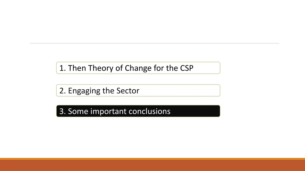 1 then theory of change for the csp 1