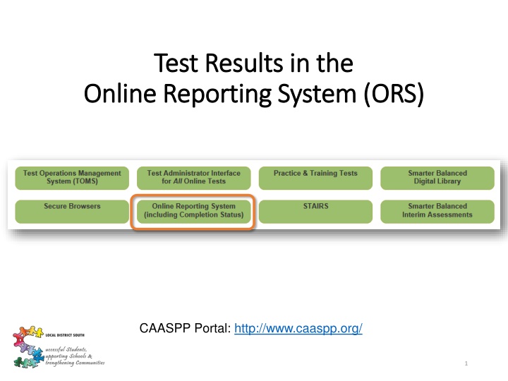 test results in the test results in the online