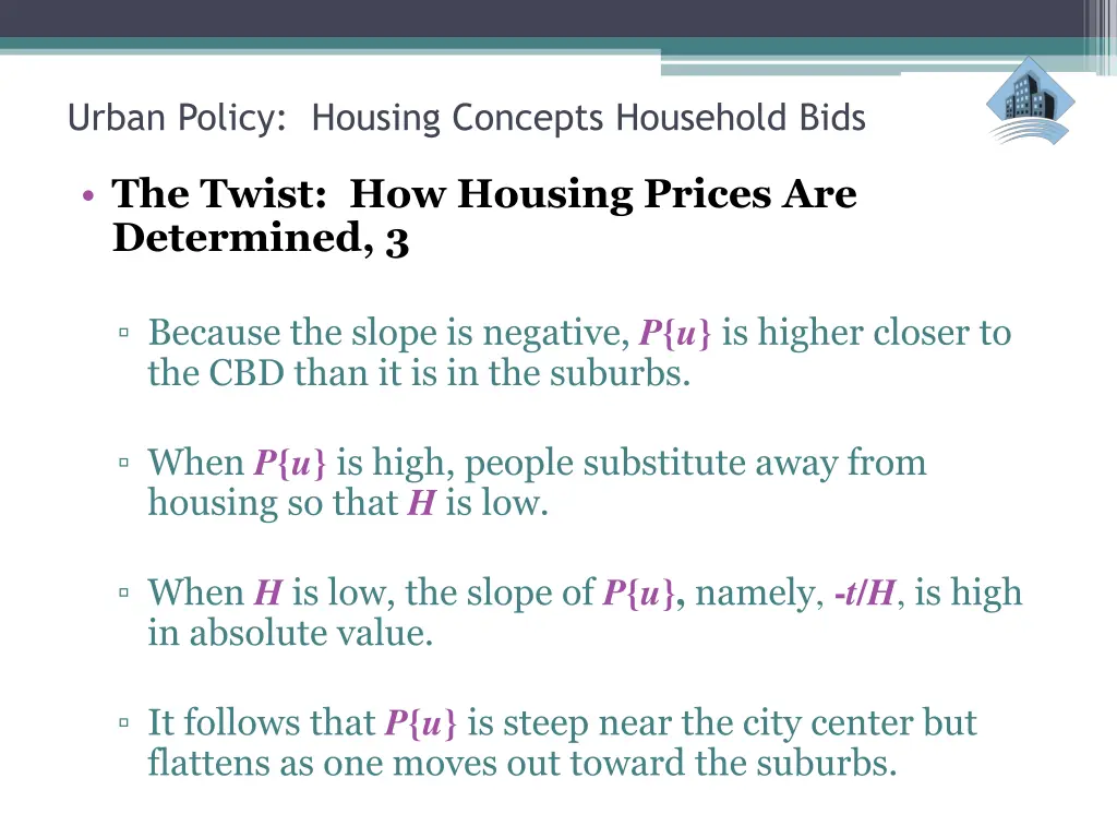 urban policy housing concepts household bids 18