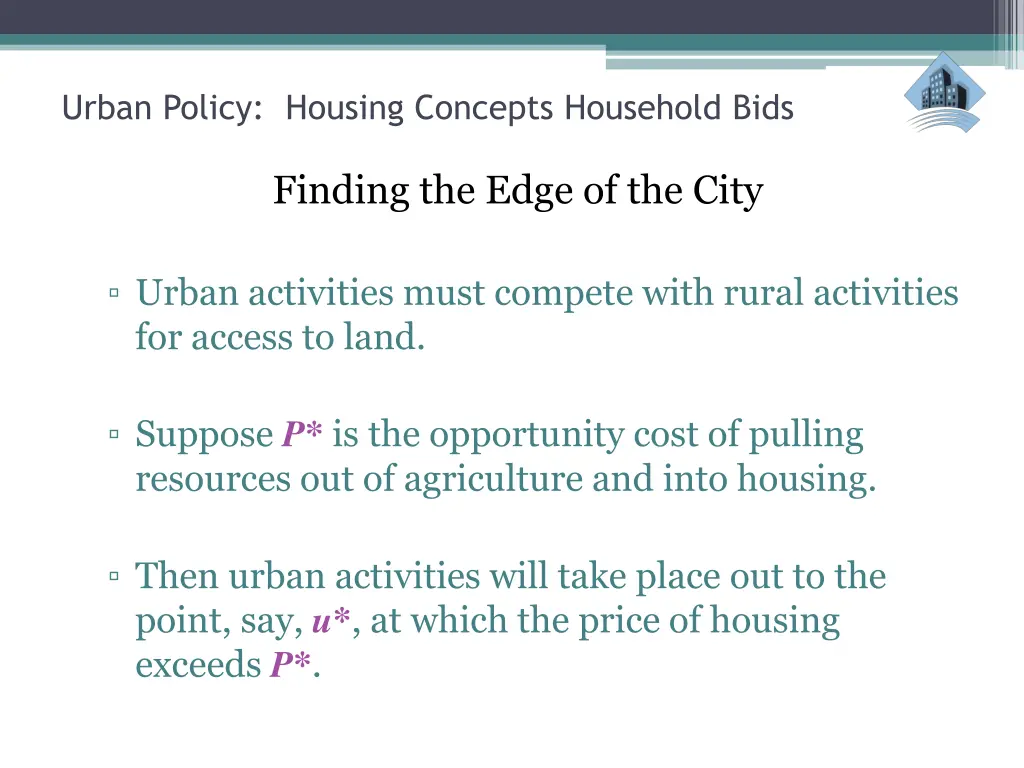 urban policy housing concepts household bids 21