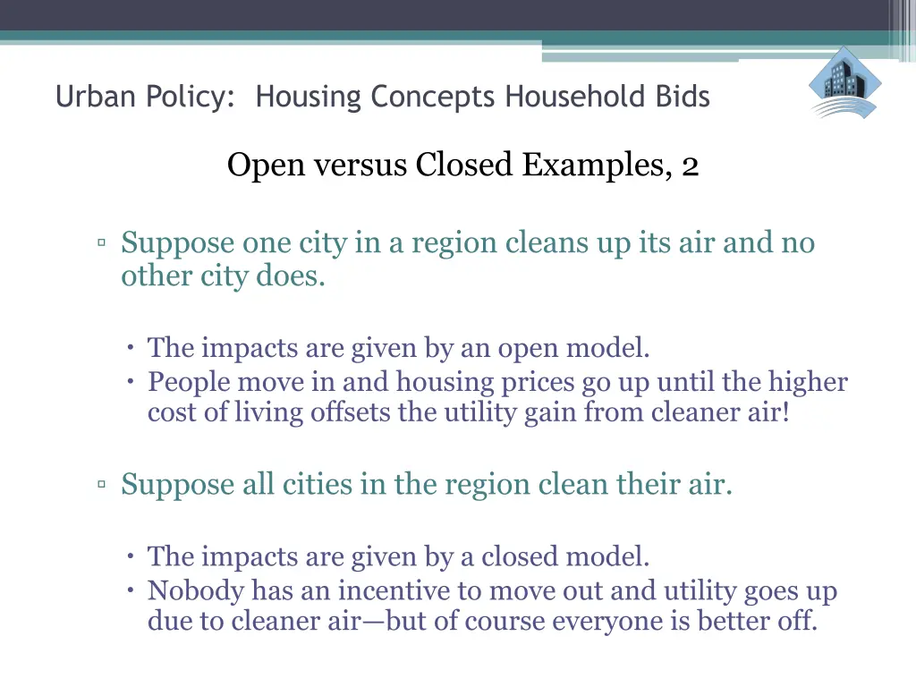urban policy housing concepts household bids 28