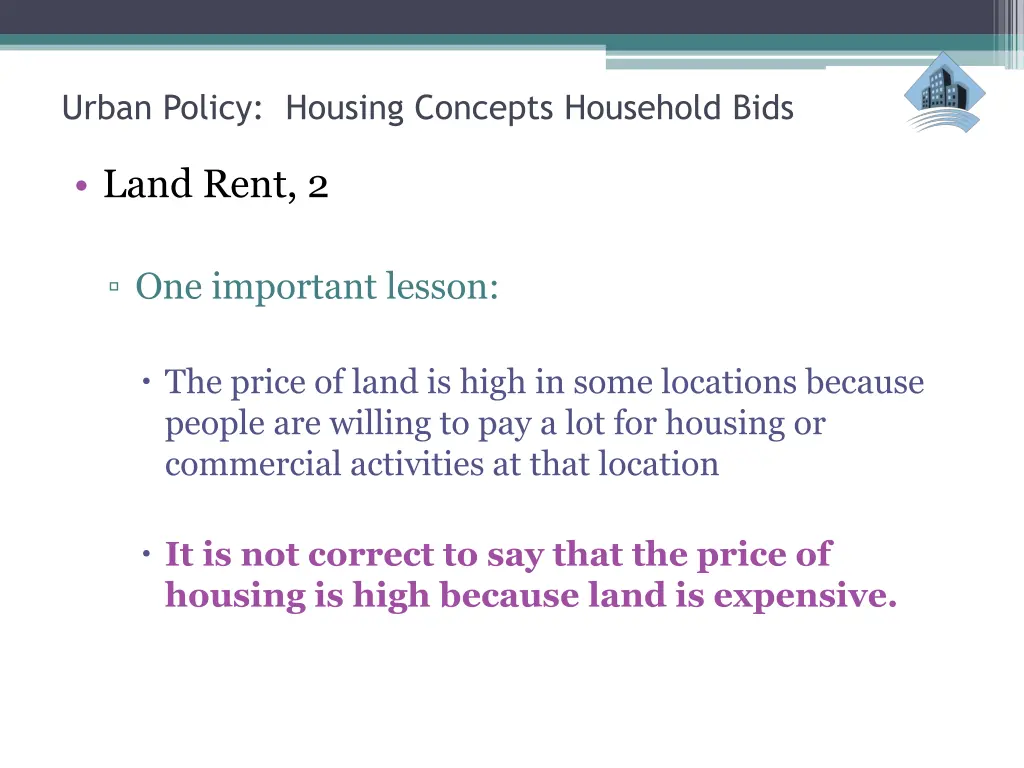 urban policy housing concepts household bids 5