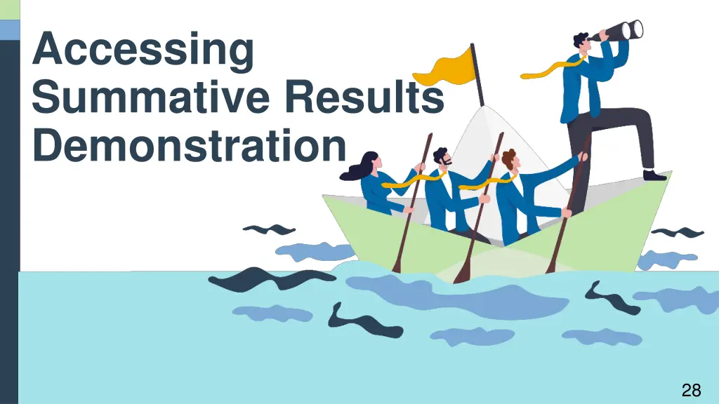 accessing summative results demonstration