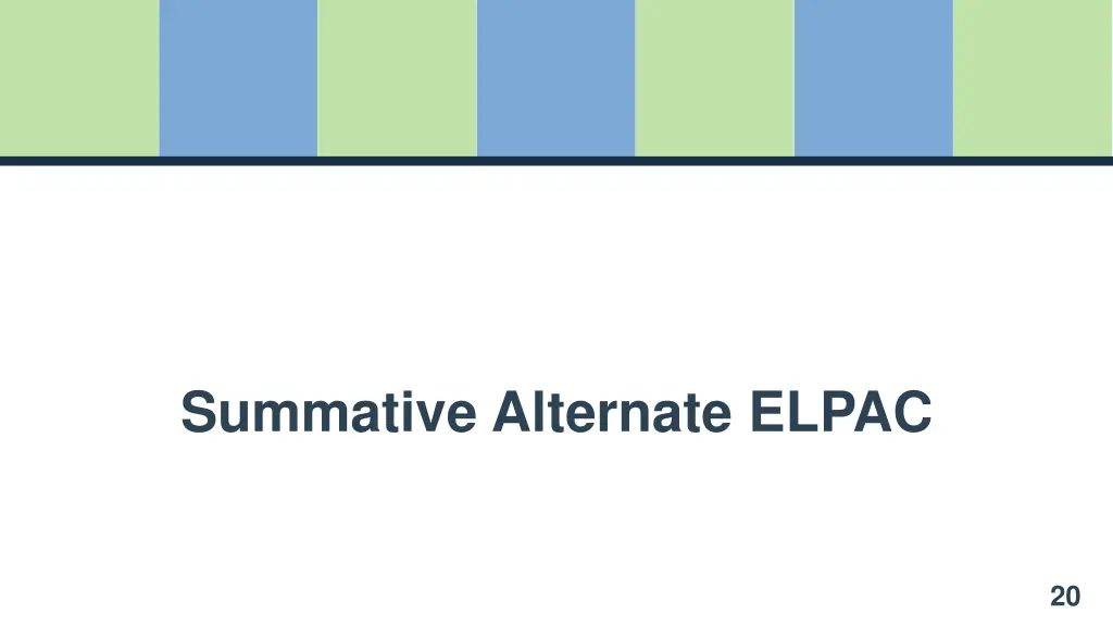 summative alternate elpac