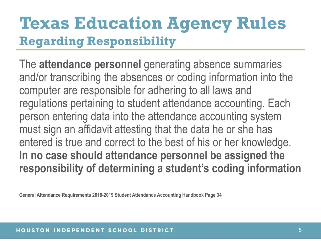 texas education agency rules regarding 2