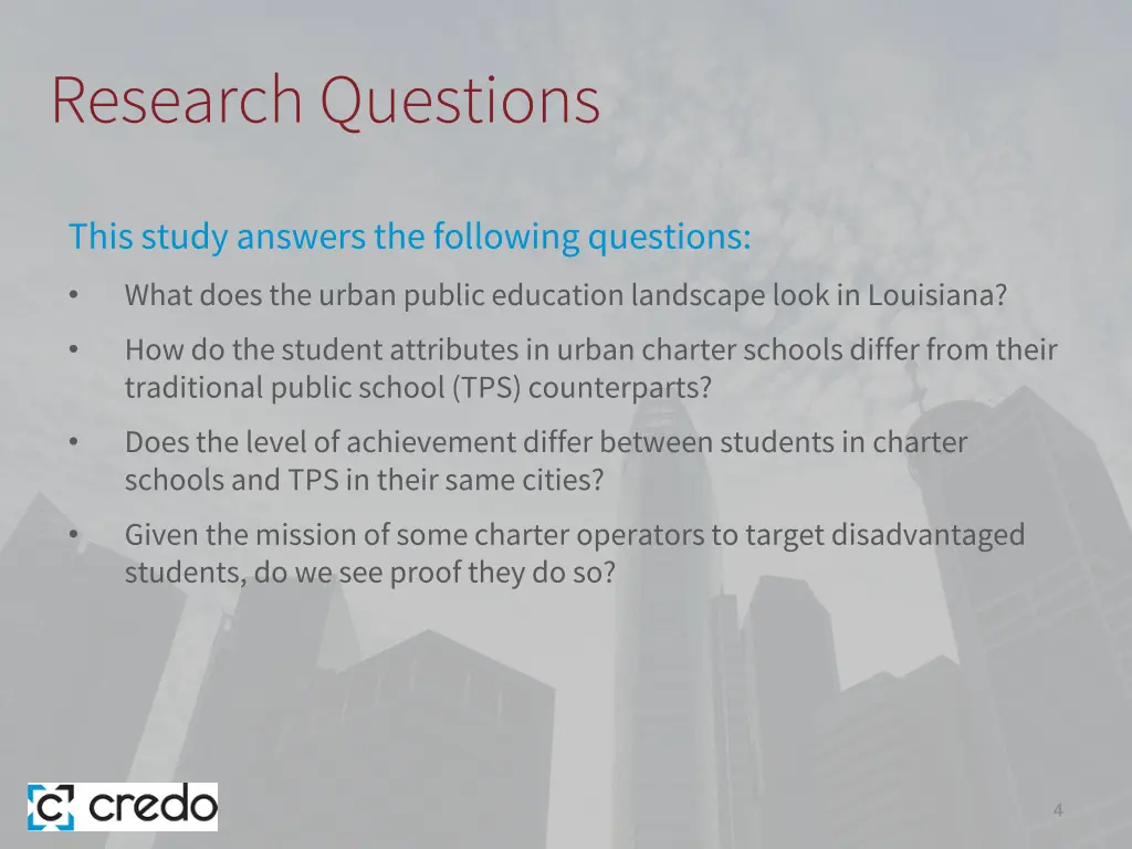 research questions
