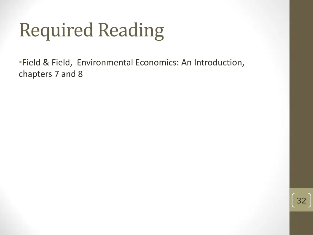 required reading