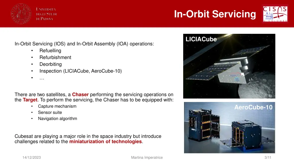 in orbit servicing