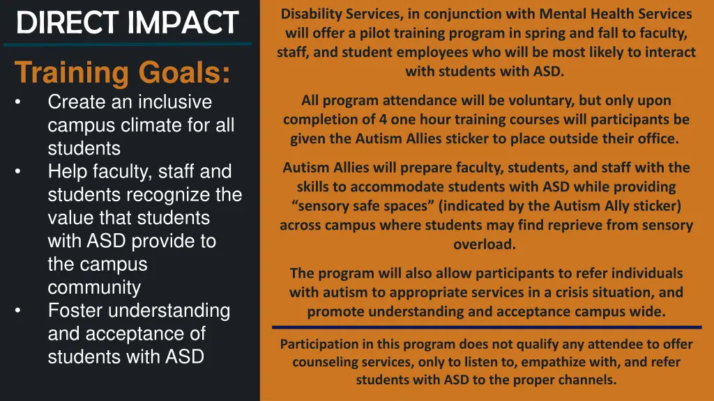 direct impact