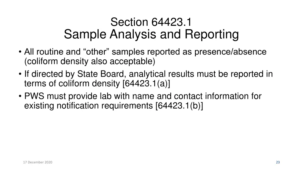 section 64423 1 1