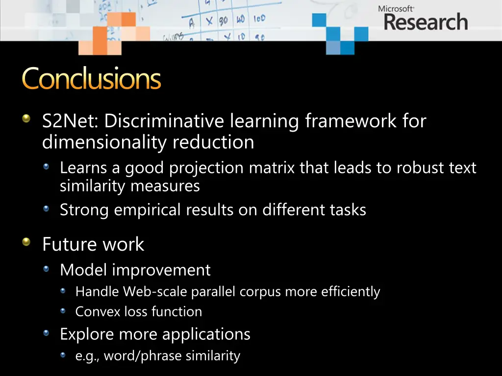 conclusions