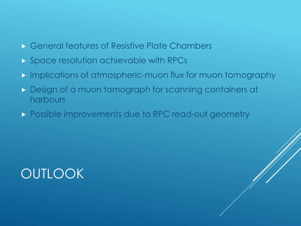 general features of resistive plate chambers