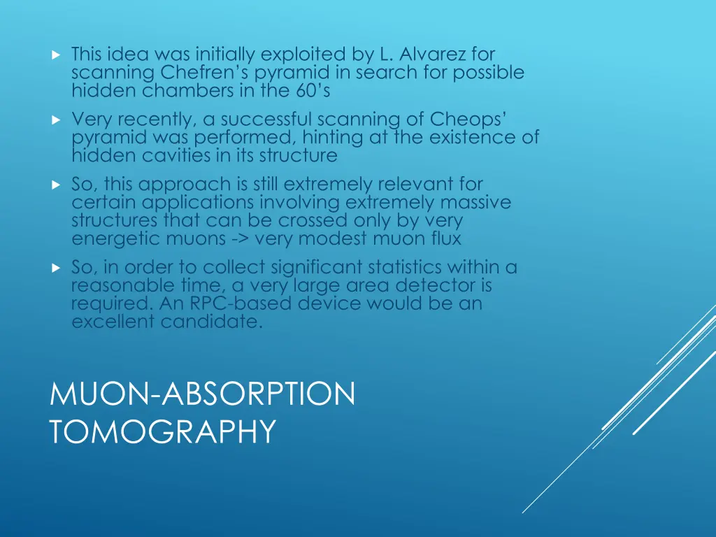 this idea was initially exploited by l alvarez