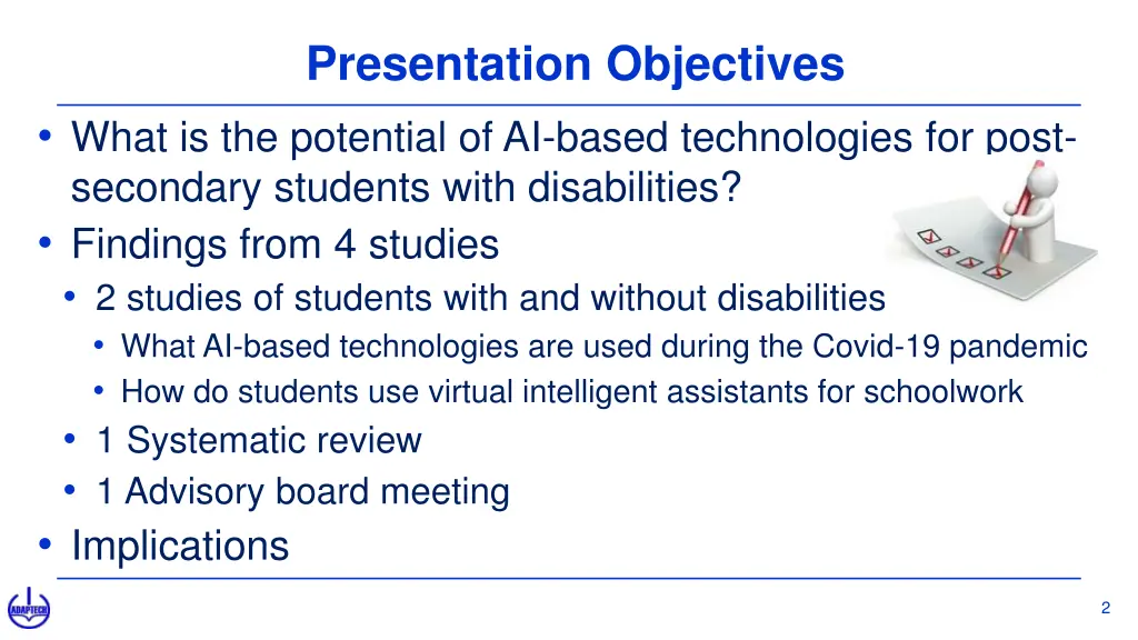 presentation objectives what is the potential
