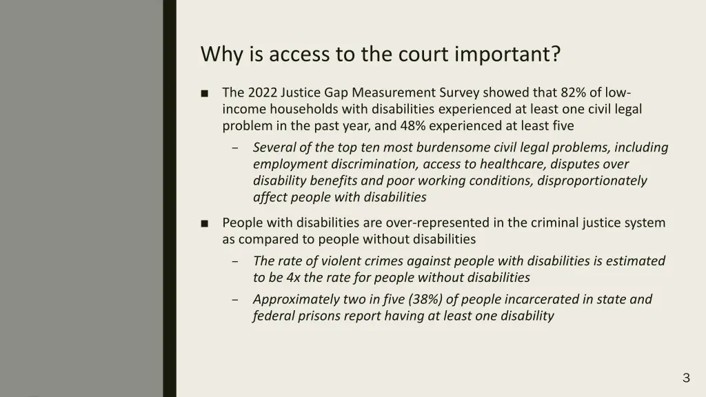 why is access to the court important