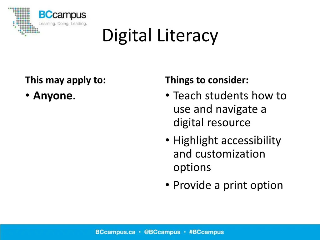 digital literacy