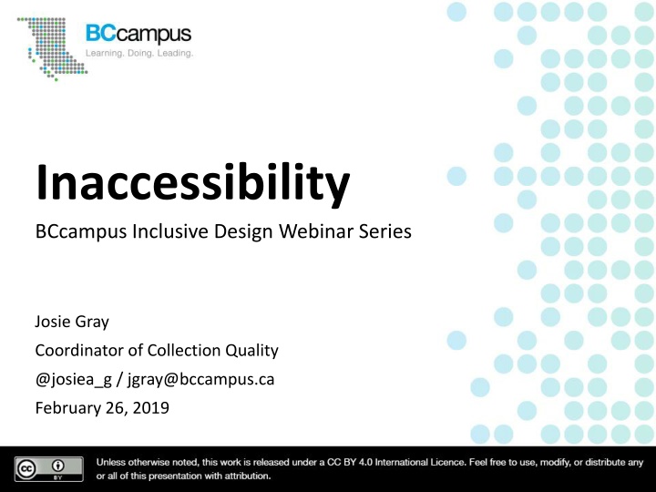 inaccessibility bccampus inclusive design webinar