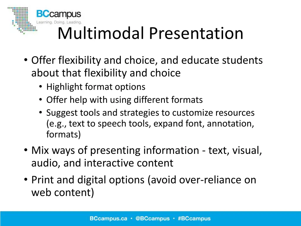 multimodal presentation
