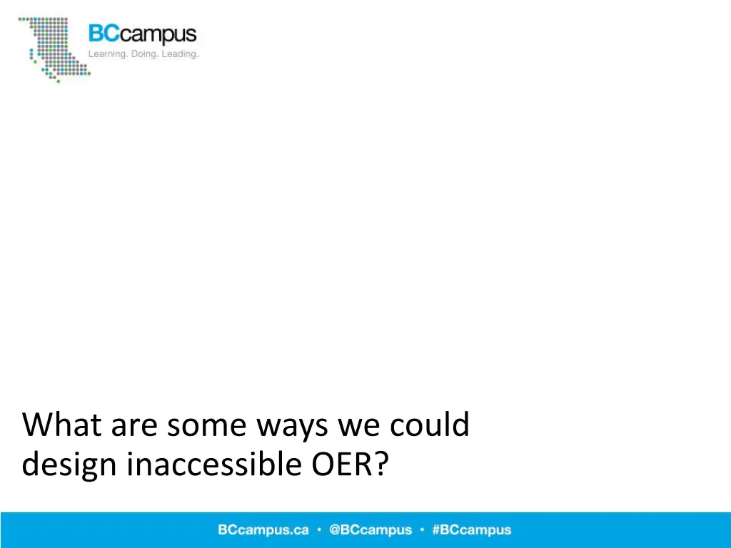 what are some ways we could design inaccessible