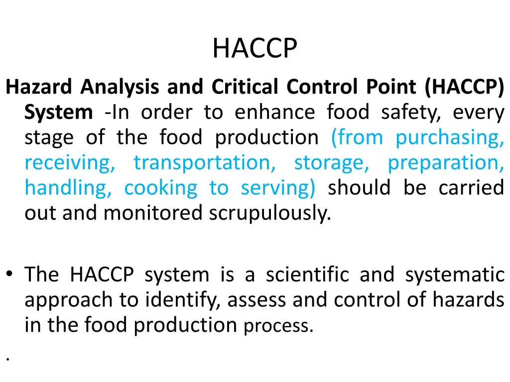haccp