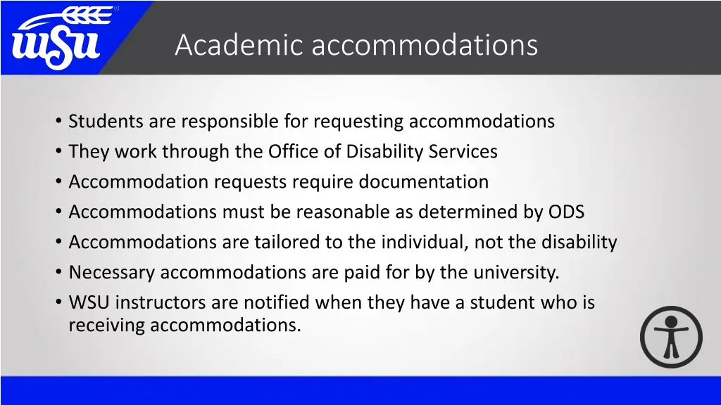 academic accommodations