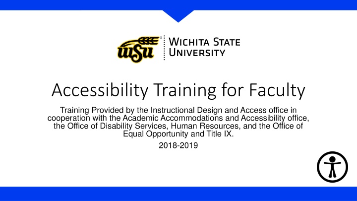 accessibility training for faculty training