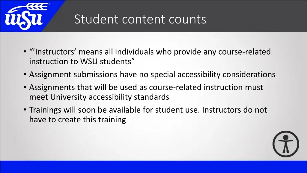 student content counts