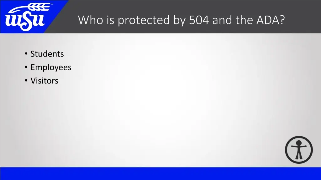 who is protected by 504 and the ada