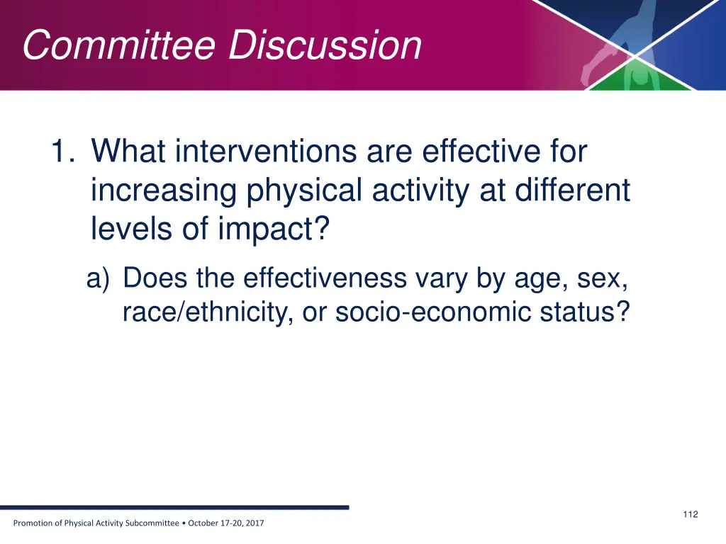 committee discussion