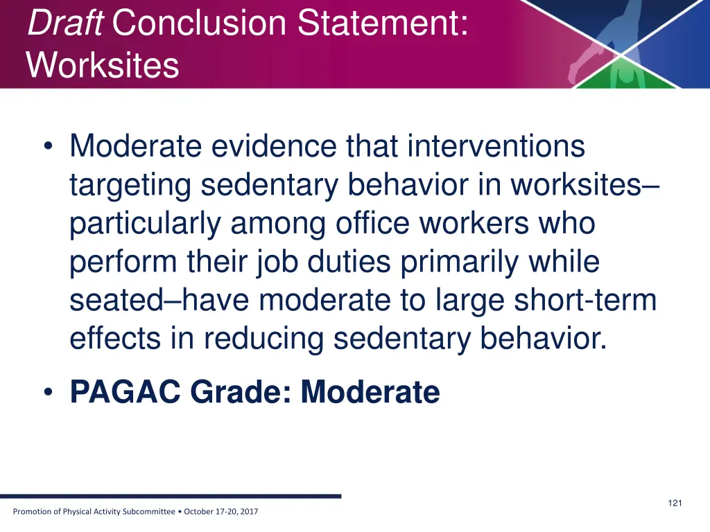 draft conclusion statement worksites
