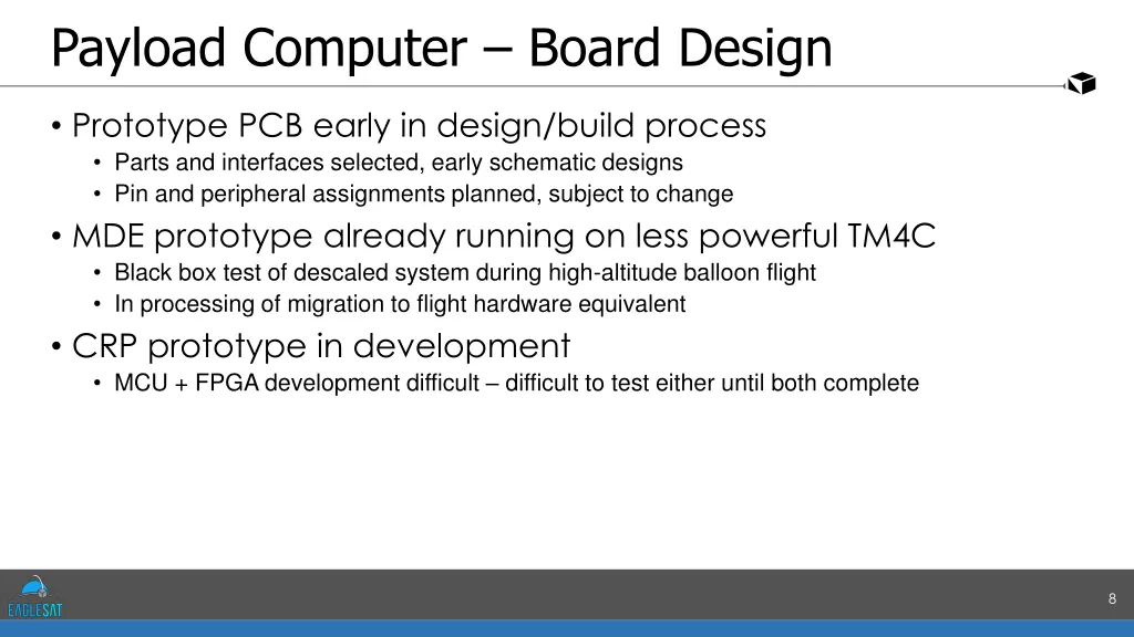 payload computer board design
