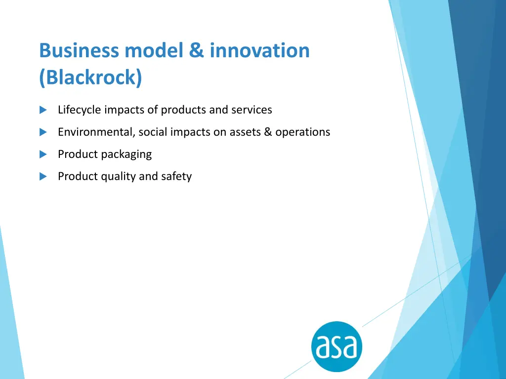 business model innovation blackrock