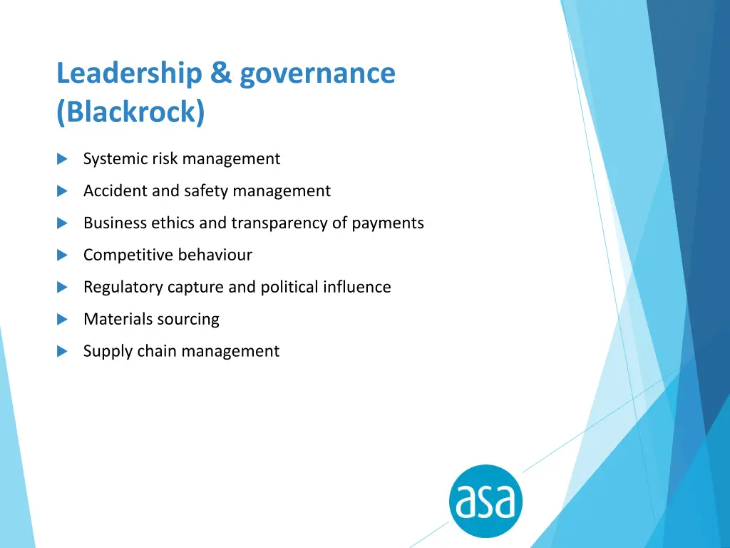 leadership governance blackrock