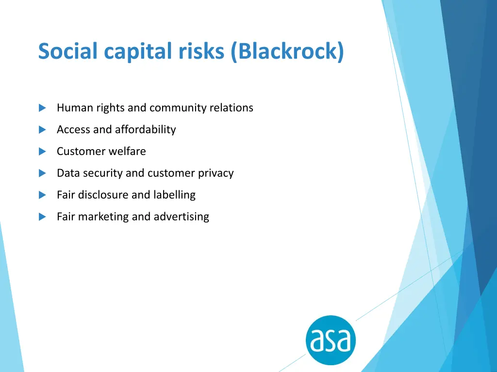 social capital risks blackrock