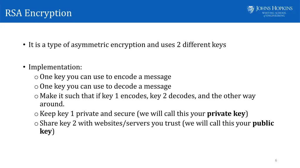 rsa encryption