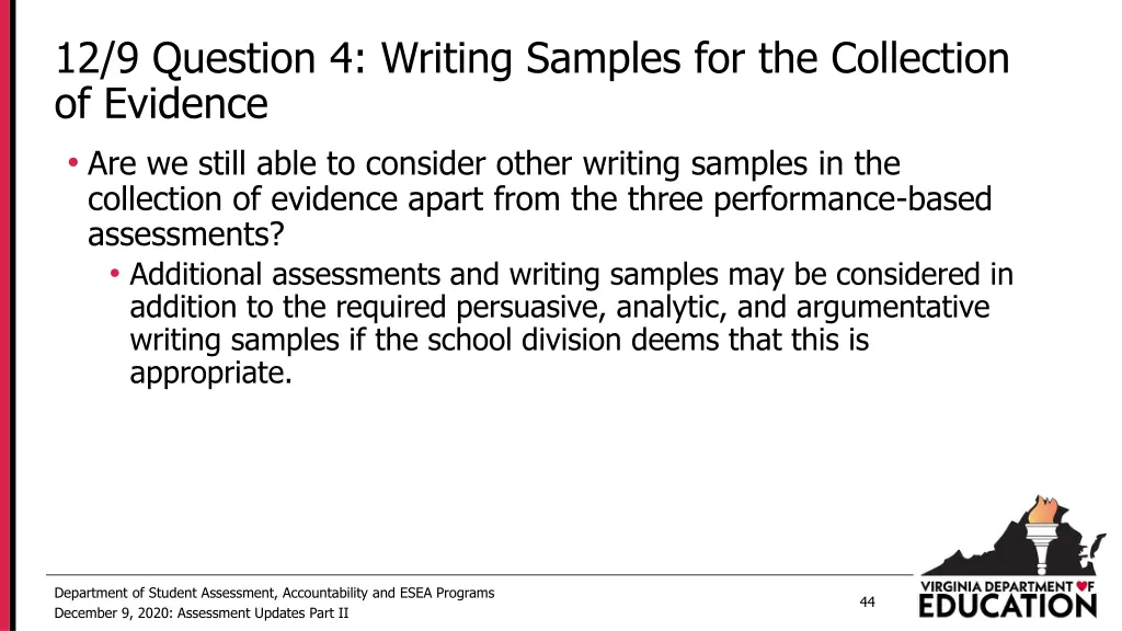 12 9 question 4 writing samples