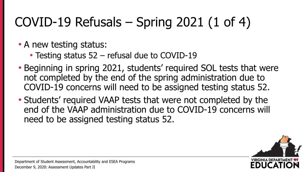 covid 19 refusals spring 2021 1 of 4