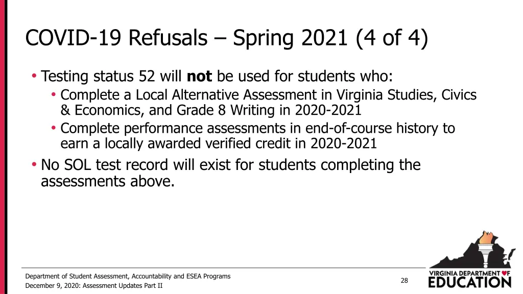 covid 19 refusals spring 2021 4 of 4