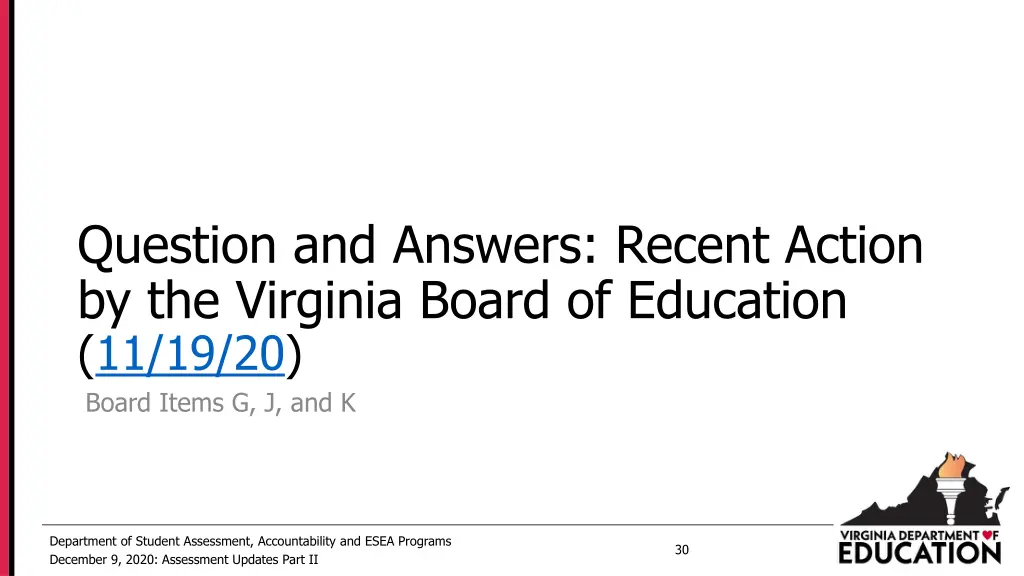 question and answers recent action