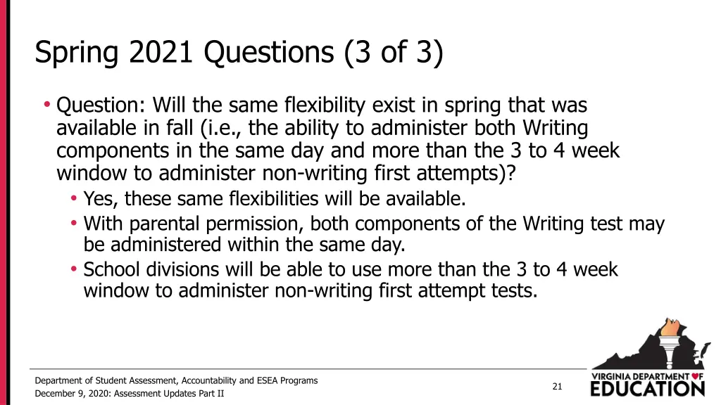 spring 2021 questions 3 of 3