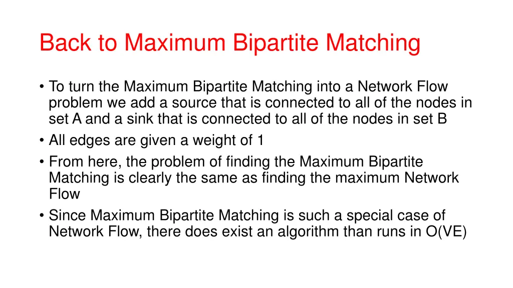 back to maximum bipartite matching