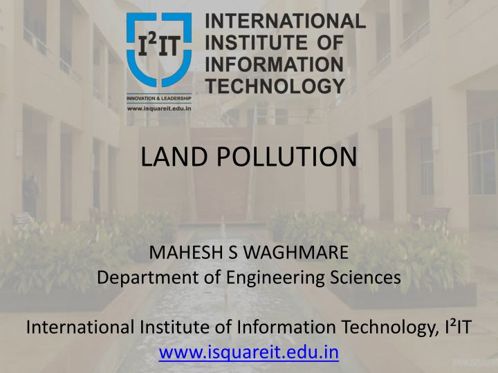 land pollution