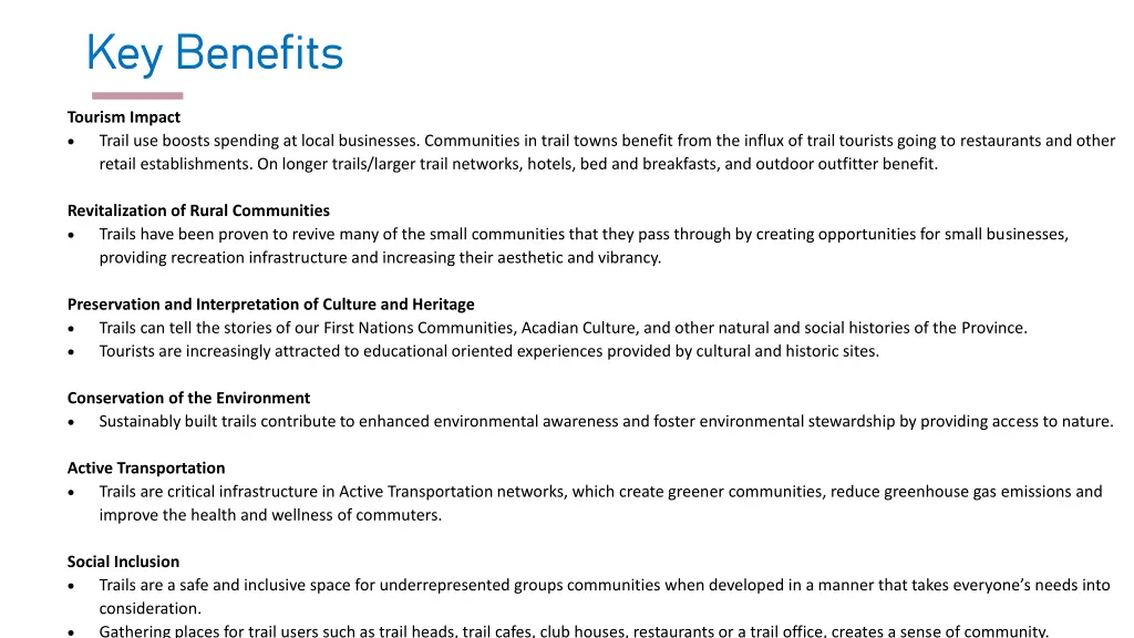 key benefits key benefits