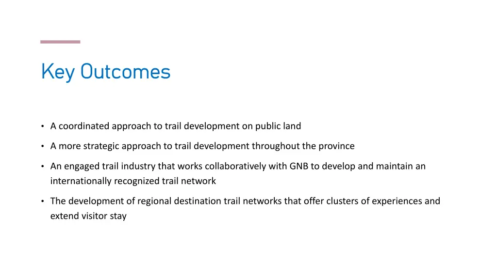 key outcomes key outcomes