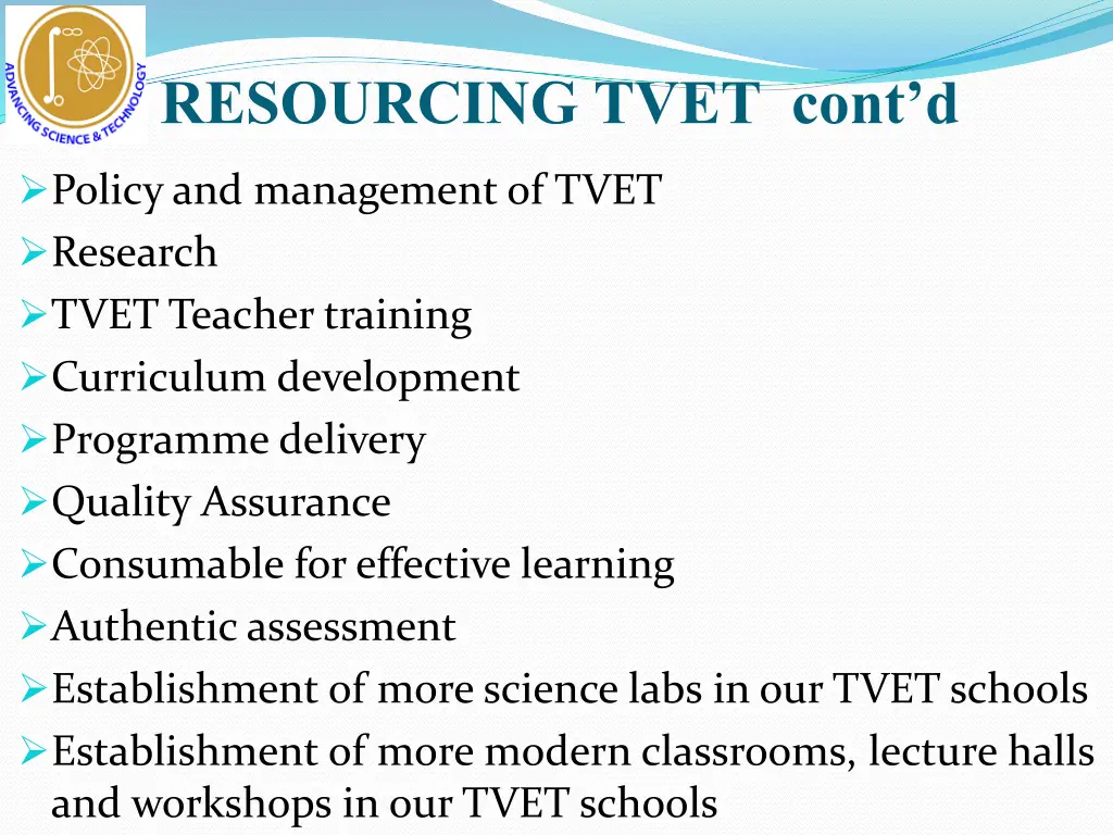 resourcing tvet cont d 2