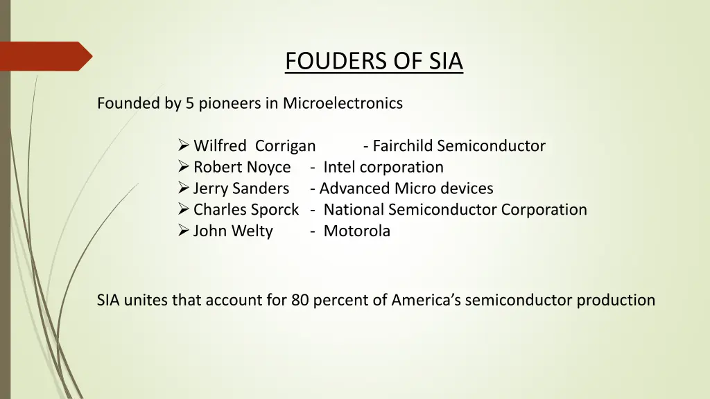 fouders of sia