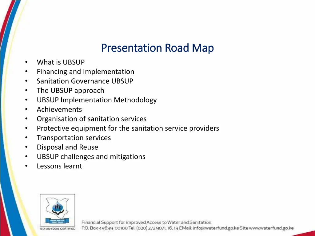presentation road map presentation road map