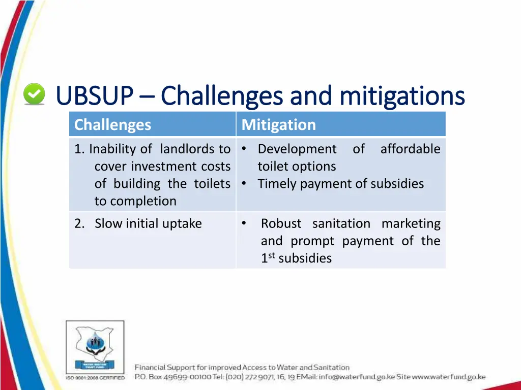 ubsup ubsup challenges and mitigations challenges